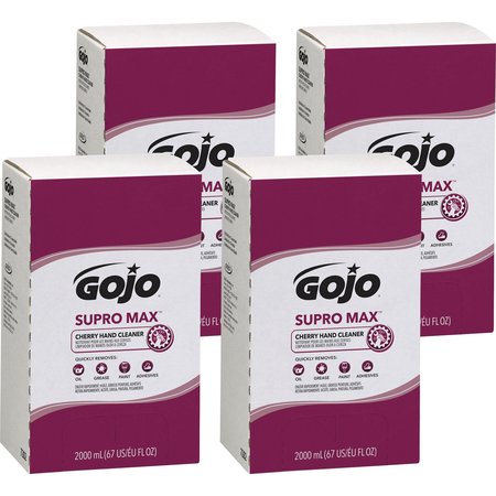 GOJO 67.6 fl oz (2 L) Supro Max Hand Cleaner 4 PK GOJ728204CT